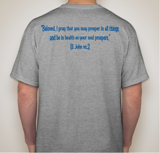 Prayers for Pastor Greg, Cancer Treatment Fund Fundraiser - unisex shirt design - back