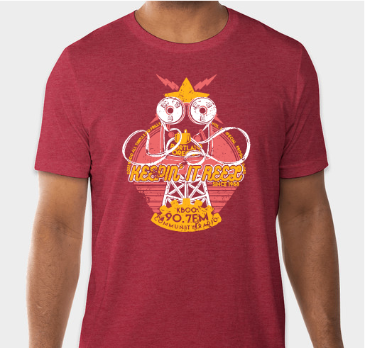 KBOO Keepin' It Reel Limited Edition T-shirt Fundraiser - unisex shirt design - small