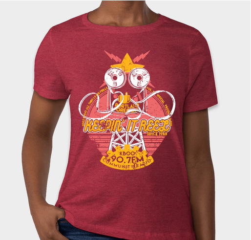 KBOO Keepin' It Reel Limited Edition T-shirt Fundraiser - unisex shirt design - small