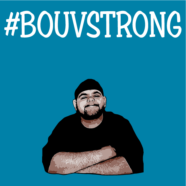 #BOUVSTRONG shirt design - zoomed