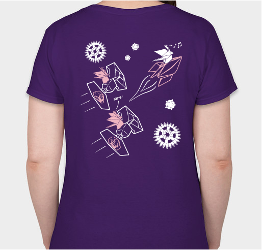 FoldFest Spring 2022 T-shirt Fundraiser - unisex shirt design - back