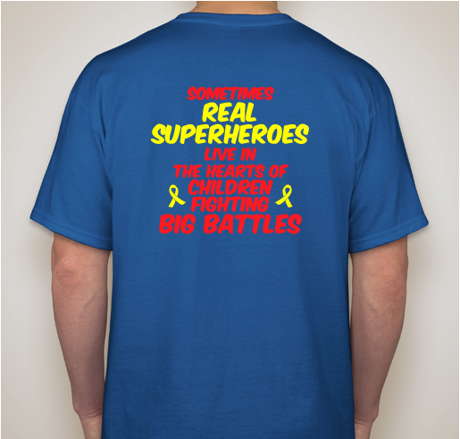 Battle for Brock Fundraiser - unisex shirt design - back