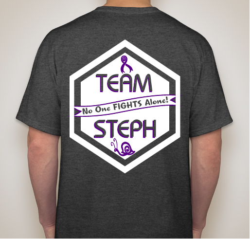 Stephanie's Fight Fundraiser - unisex shirt design - back