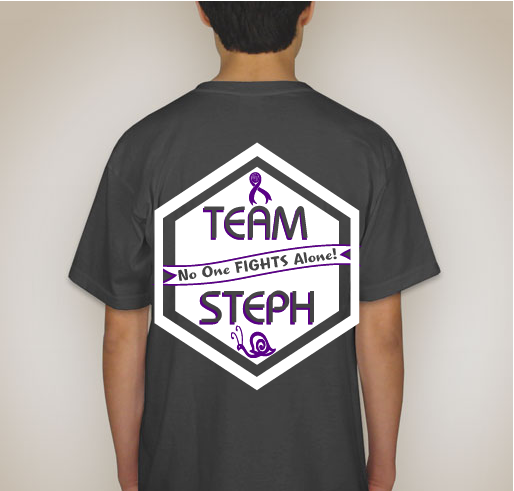 Stephanie's Fight Fundraiser - unisex shirt design - back