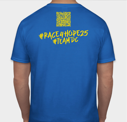 David Cook 2022 Team for a Cure Shirt Fundraiser - unisex shirt design - back