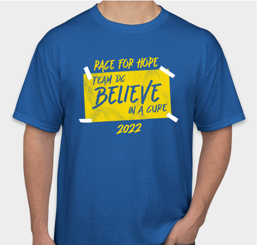 David Cook 2022 Team for a Cure Shirt Fundraiser - unisex shirt design - front