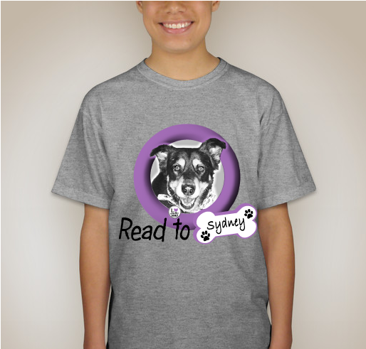 Read to Sydney Reading and Literacy Programs. Fundraiser - unisex shirt design - back