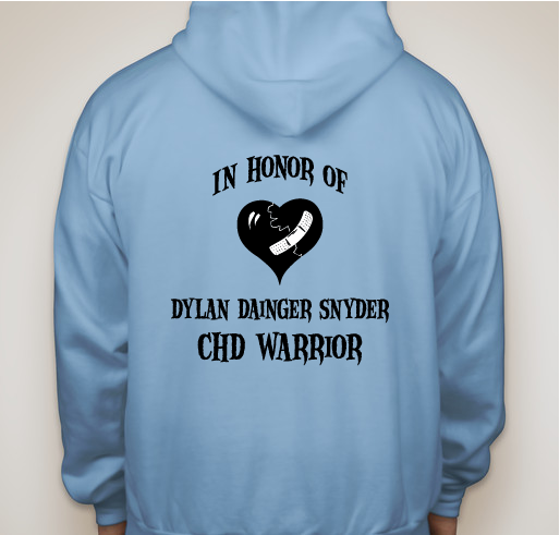 Supporter's of Dylan Dainger - Heart Warrior Fundraiser - unisex shirt design - back
