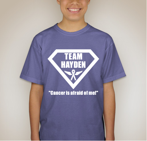 Team Hayden T-shirt Fundraiser Fundraiser - unisex shirt design - front