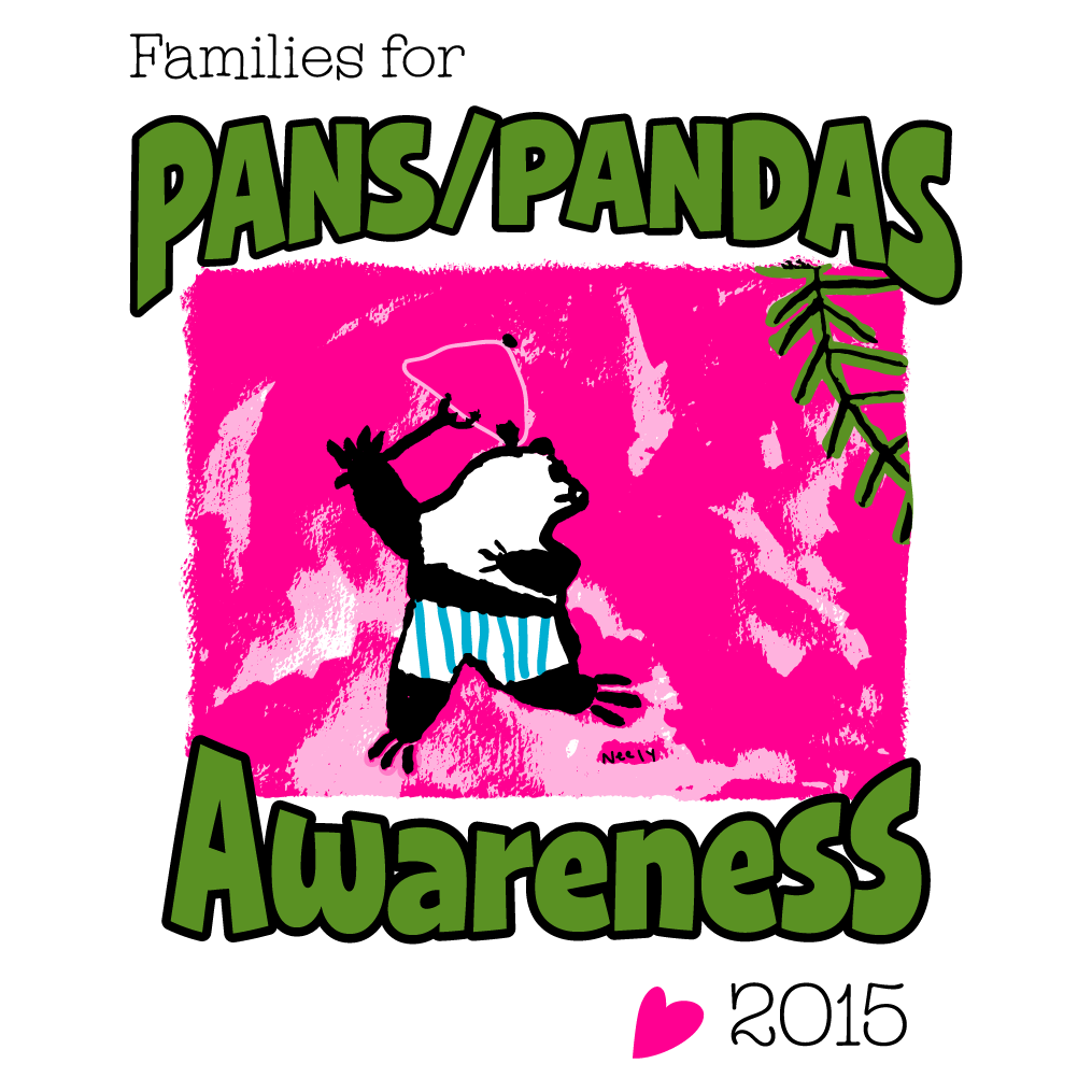 Families for PANS/PANDAS Awareness shirt design - zoomed