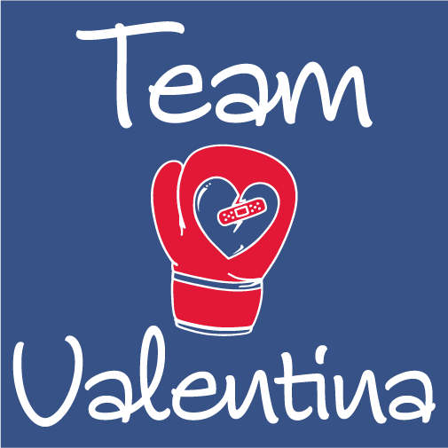 Team Valentina shirt design - zoomed