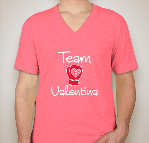 Team Valentina Fundraiser - unisex shirt design - front