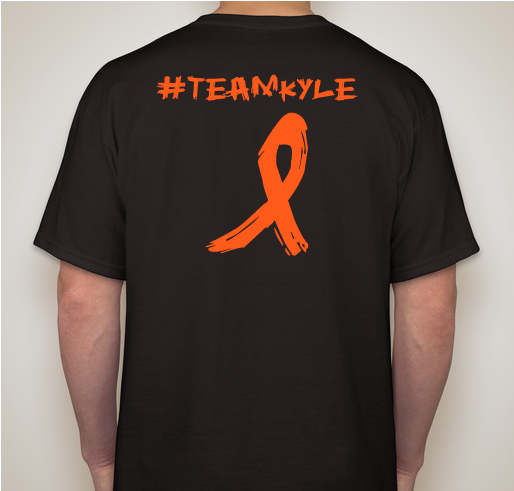 #TeamKyle Fundraiser - unisex shirt design - back
