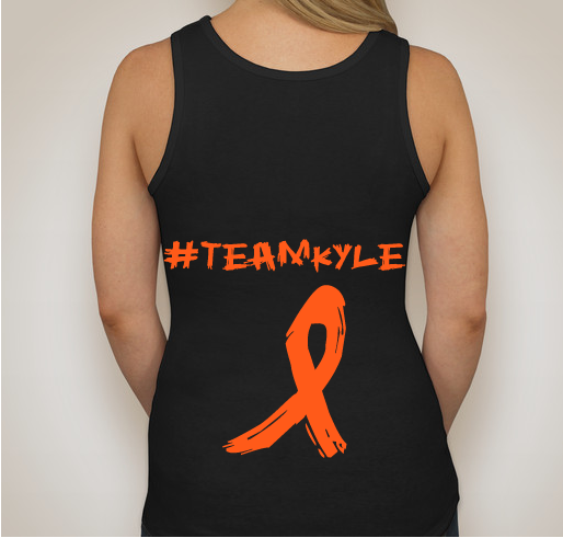 #TeamKyle Fundraiser - unisex shirt design - back