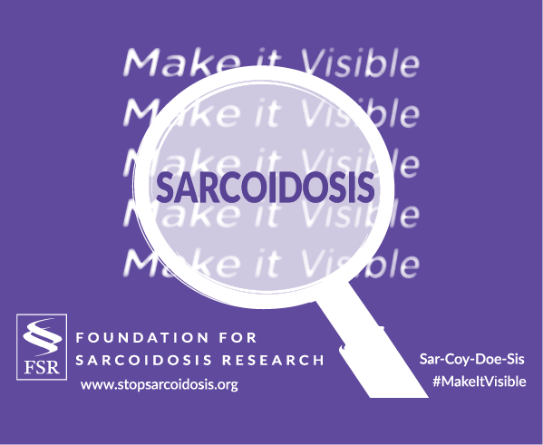 FSR Foundation for Sarcoidosis Research shirt design - zoomed