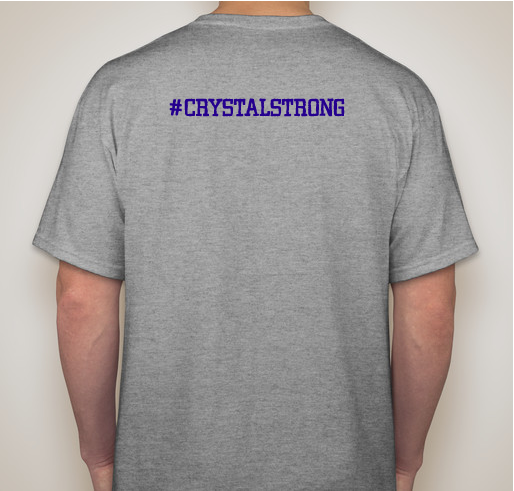 Team Crystal - She is strong • She is my friend Fundraiser - unisex shirt design - back