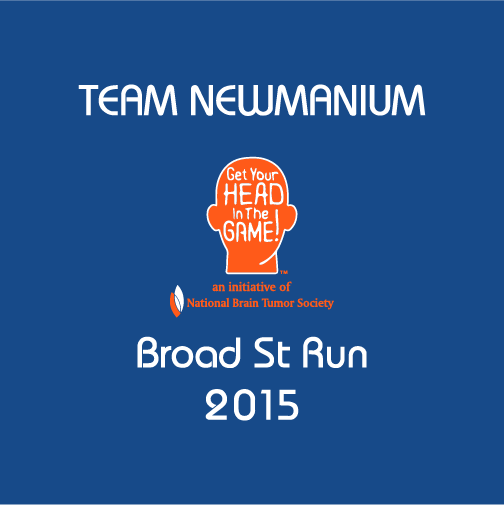 Team Newmanium Finding A Cure For Brain Cancer shirt design - zoomed