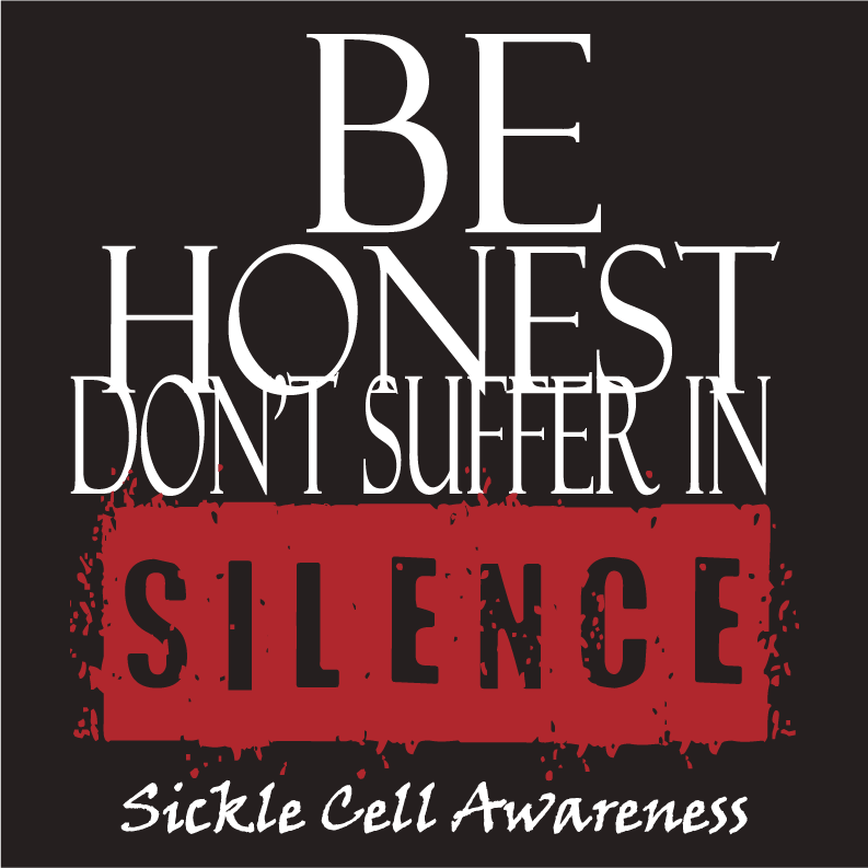 Don't Suffer in Silence, Sickle Cell Awareness shirt design - zoomed