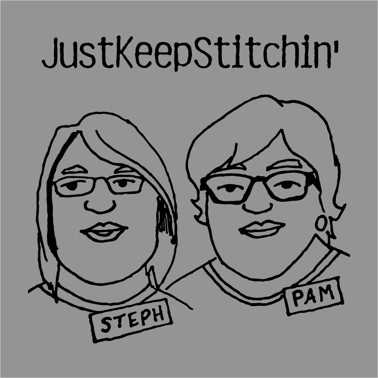 JustKeepStitchin' Fan Club - Spring 2022 Long Sleeve Tees shirt design - zoomed