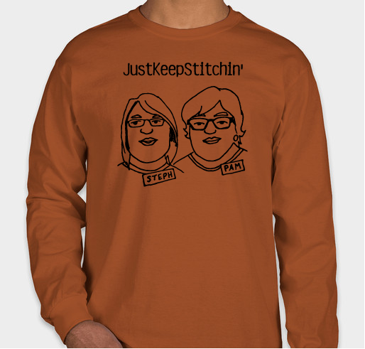 JustKeepStitchin' Fan Club - Spring 2022 Long Sleeve Tees Fundraiser - unisex shirt design - front