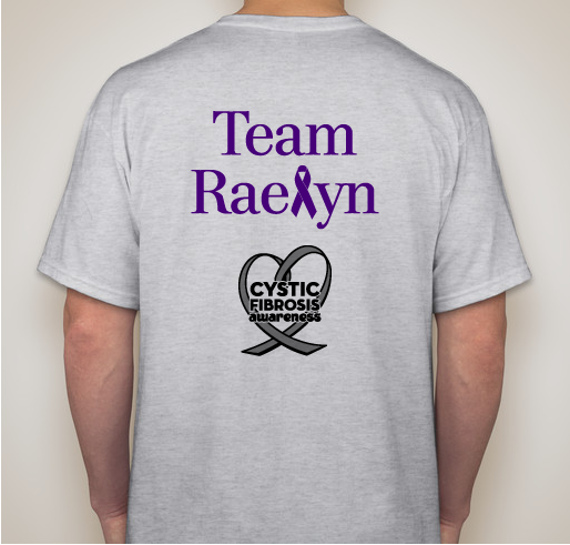 Team Princess Raelyn Fundraiser - unisex shirt design - back