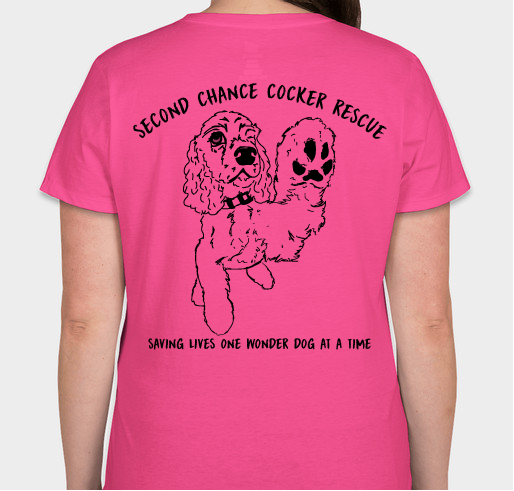 SCCR Wonder Dog Wear Fundraiser - unisex shirt design - back