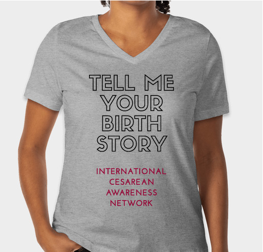Cesarean Awareness Month 2022 Fundraiser - unisex shirt design - front