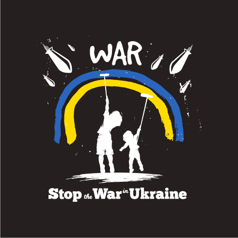 Stay with Ukraine shirt design - zoomed