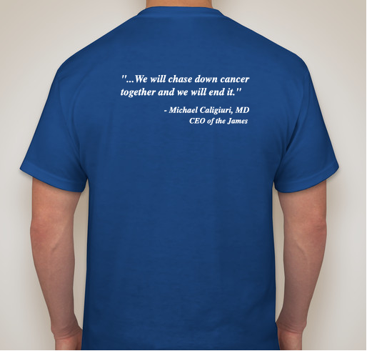 Shannon's 2015 Pelotonia Campaign Fundraiser - unisex shirt design - back