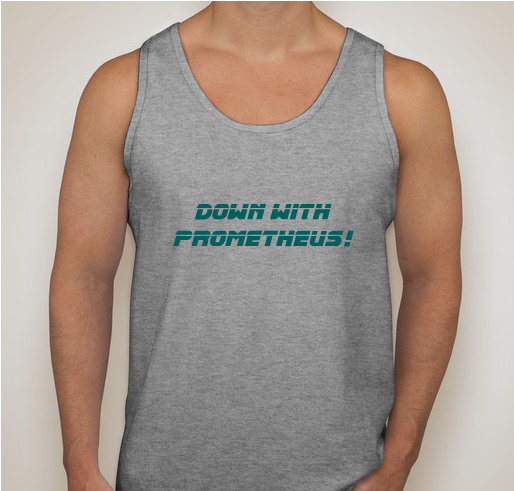 Downfall of Prometheus Fundraiser - unisex shirt design - front