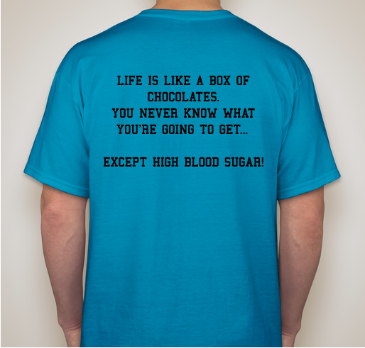 Team Haley Help Find A Cure For Diabetes Fundraiser - unisex shirt design - back