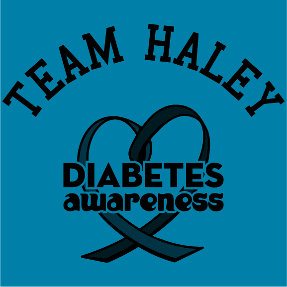 Team Haley Help Find A Cure For Diabetes shirt design - zoomed