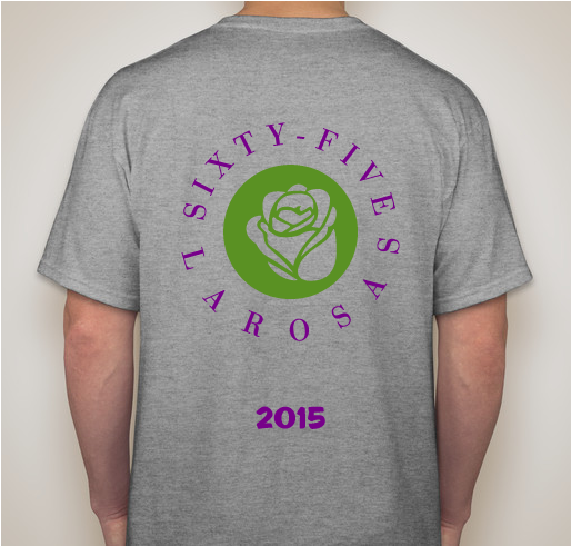 Great Strides Cystic Fibrosis Foundation - 65 LaRosa Fundraiser - unisex shirt design - back