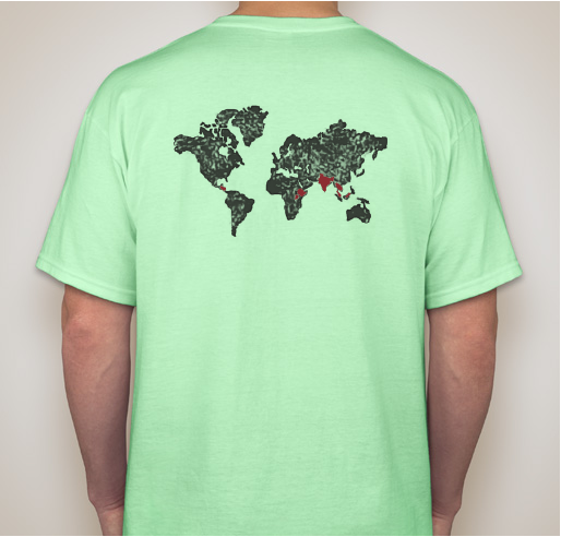 World Race missions fundraiser (for Annaka and Jen!) Fundraiser - unisex shirt design - back