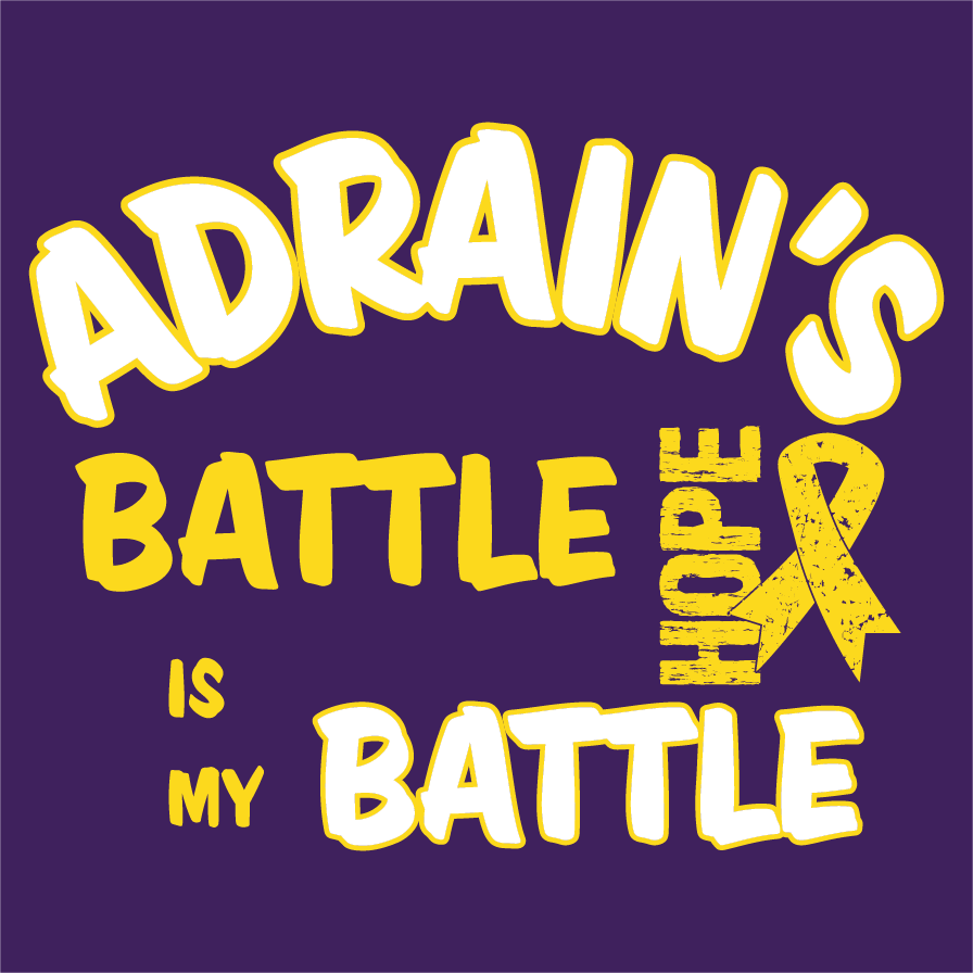 Adrain's Battle shirt design - zoomed