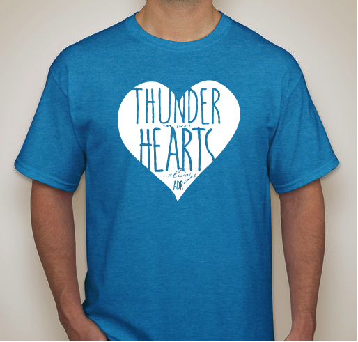 The Angie "Thunder" Fund Fundraiser - unisex shirt design - front