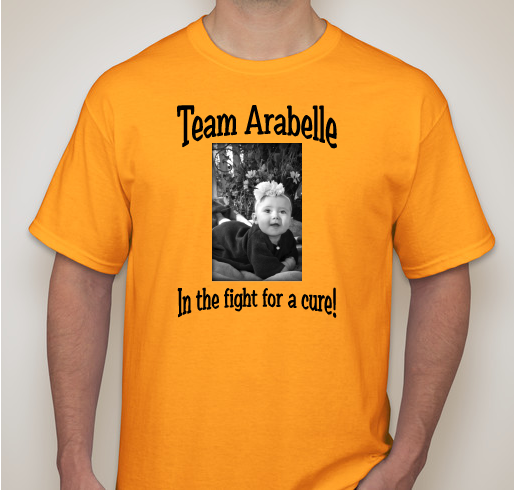 Help support Arabelle in her fight against Neuroblastoma!! In the fight to WIN!! Fundraiser - unisex shirt design - front