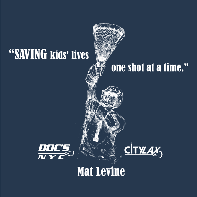 Raising Money to start a NYC public school team in Mat Levine's name! shirt design - zoomed
