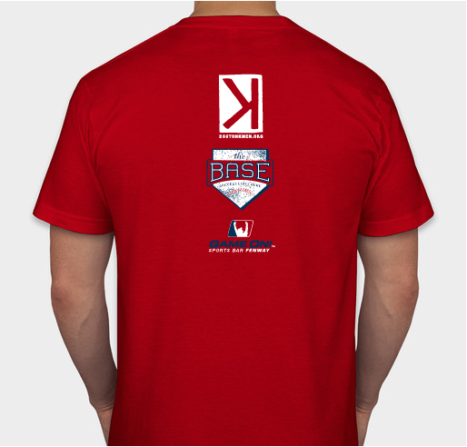 Boston K Men Team Up With The BASE Fundraiser - unisex shirt design - back