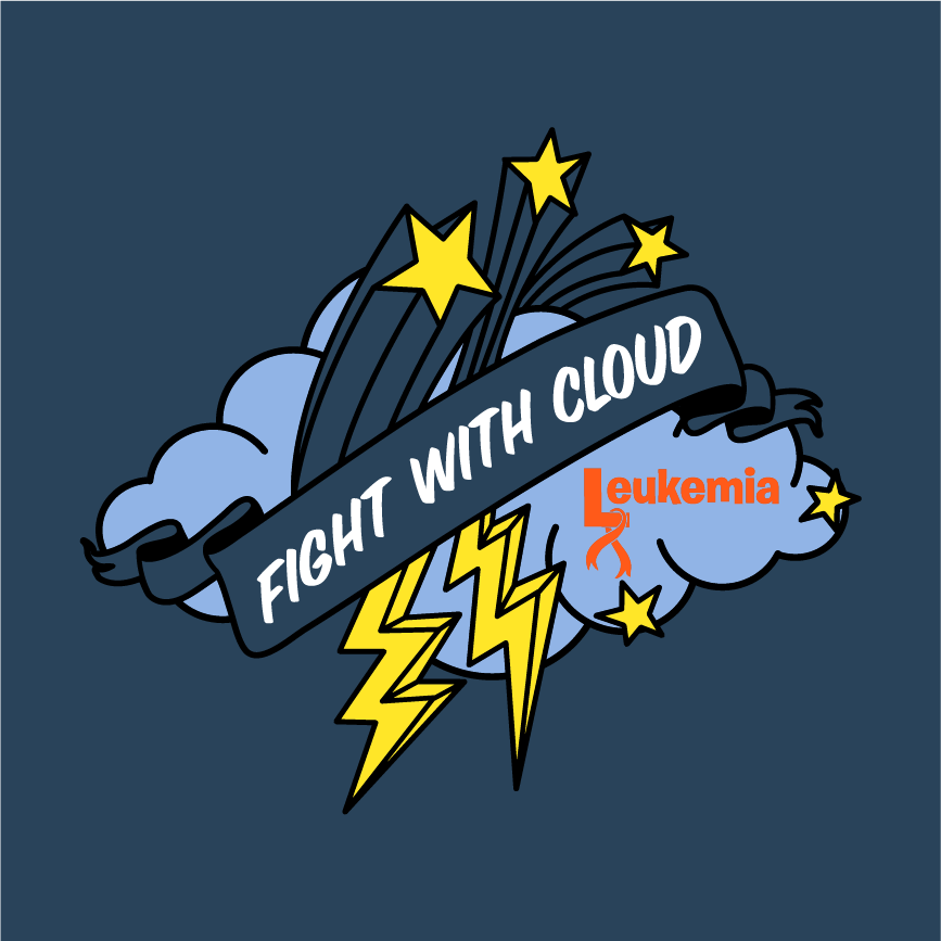 Fight with Cloud shirt design - zoomed