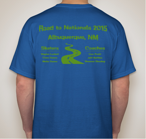 HPFUSION Road to Nationals Fundraiser - unisex shirt design - back