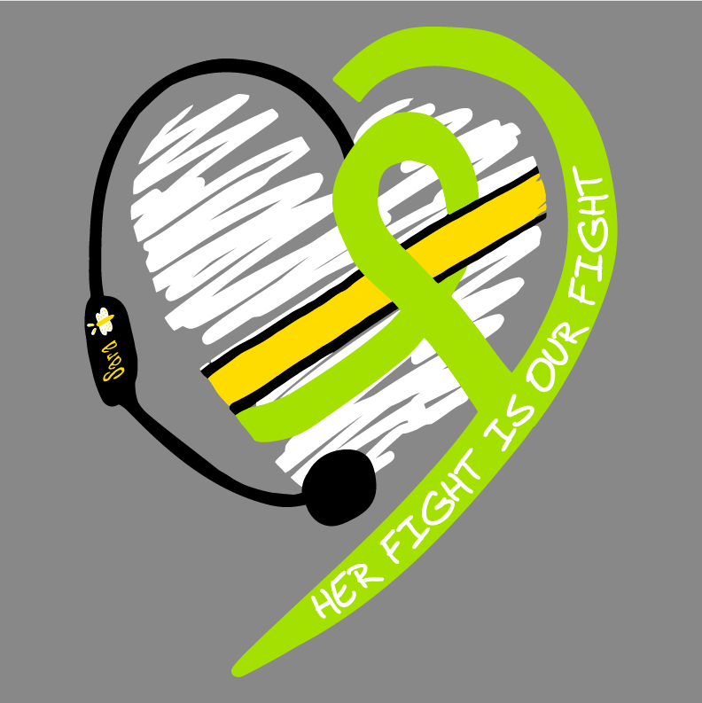 Fundraiser for Sara a NIPD Dispatcher who has Cancer shirt design - zoomed