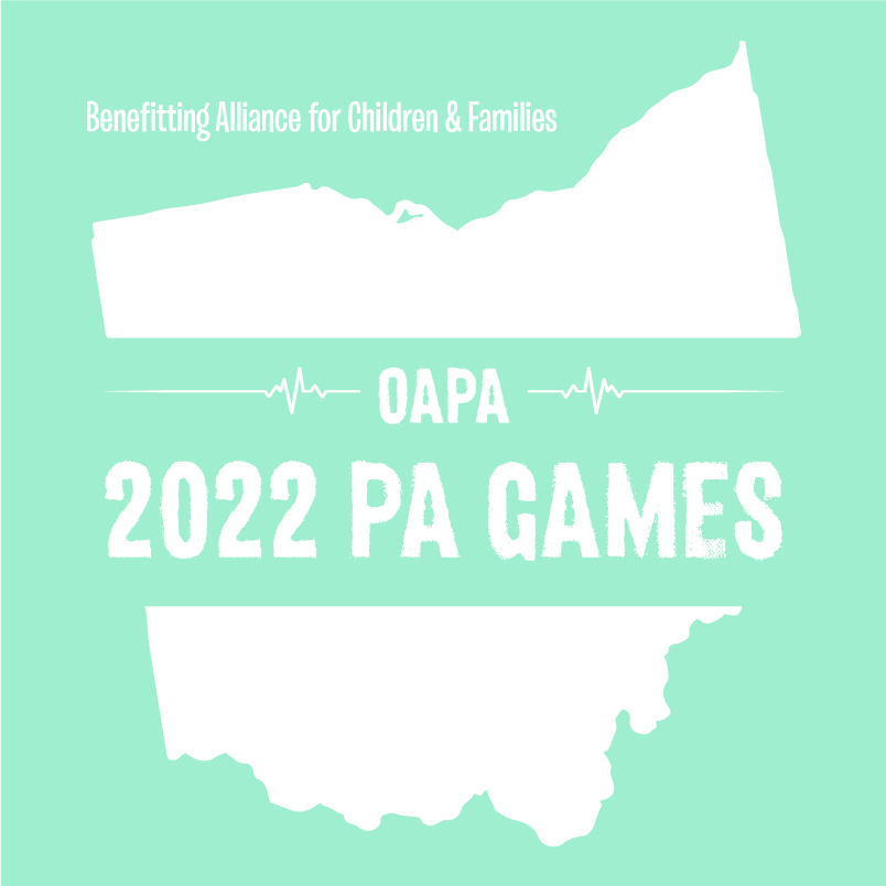 2022 Ohio PA Olympics: Alliance for Children & Families (1st Link) shirt design - zoomed