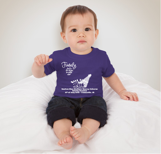 2015 FAMILY REUNION: Baxton-Blue-McClure-Murry-Osborne Fundraiser - unisex shirt design - front