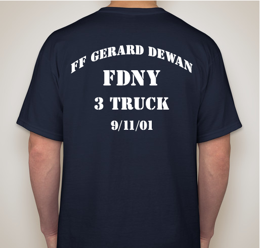 FF GERARD DEWAN 1810 CELTIC SHIRT Fundraiser - unisex shirt design - back