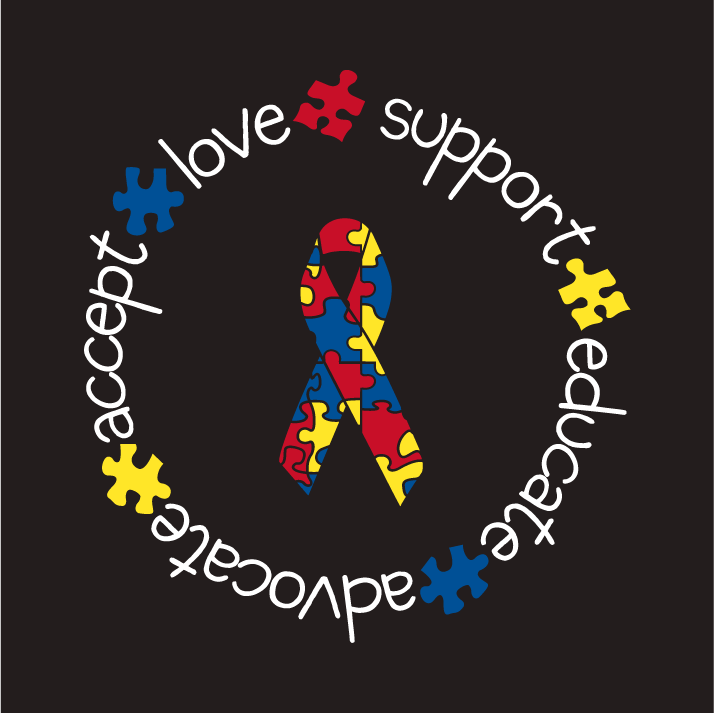 Walk Now for Autism Speaks 2015 shirt design - zoomed