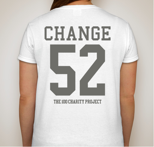 The 100 Charity Project - Suicide Prevention Fundraiser Fundraiser - unisex shirt design - back