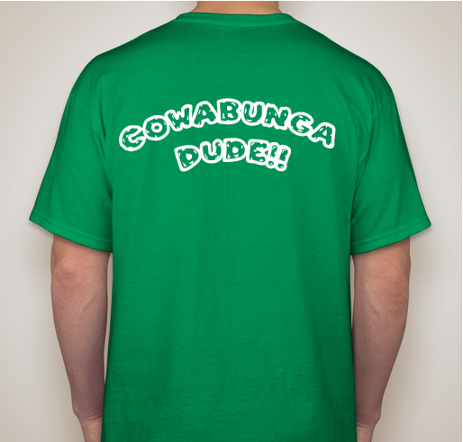 CowaBunga Bro Fundraiser - unisex shirt design - back