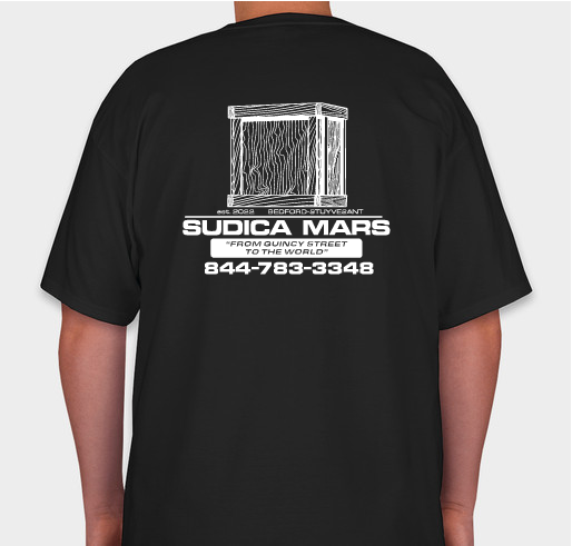 Sudica Mars Staff Shirt Fundraiser - unisex shirt design - back
