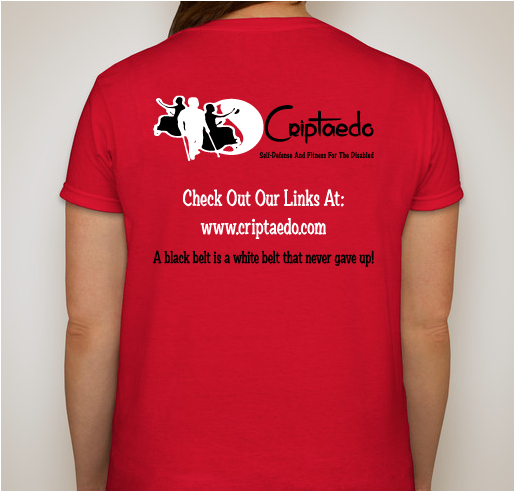 Criptaedo Self Defense And Fitness For The Disabled Fundraiser - unisex shirt design - back